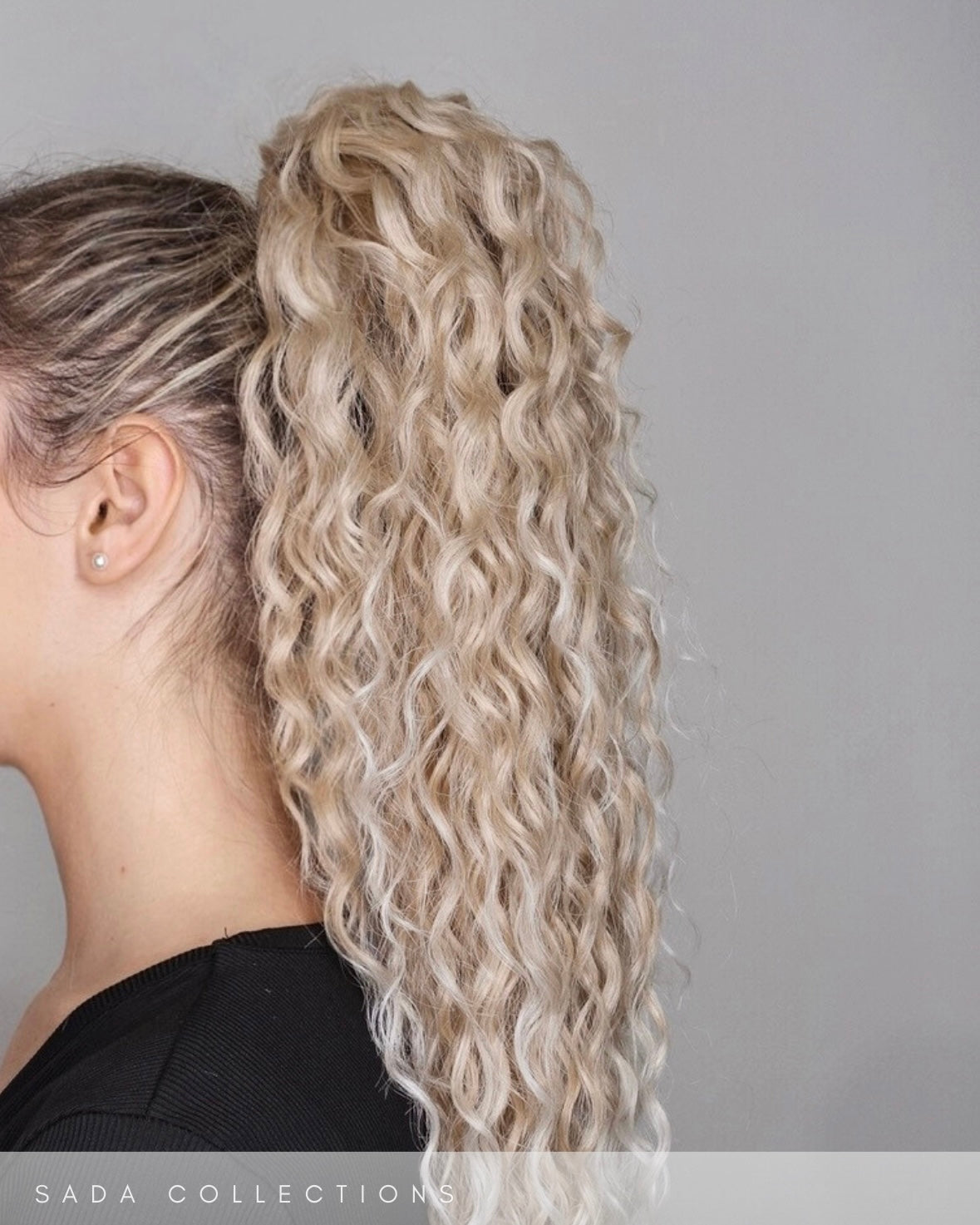 Coda di cavallo Riccio Biondo Argento “Brasil”