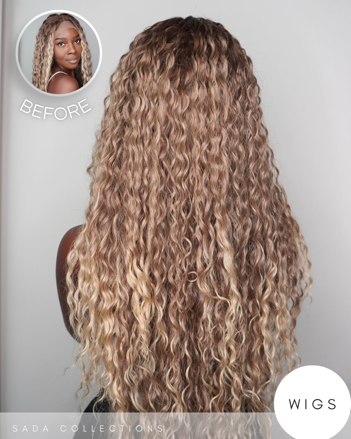 Parrucca Riccia Bionda - Lace Front “Alicia”