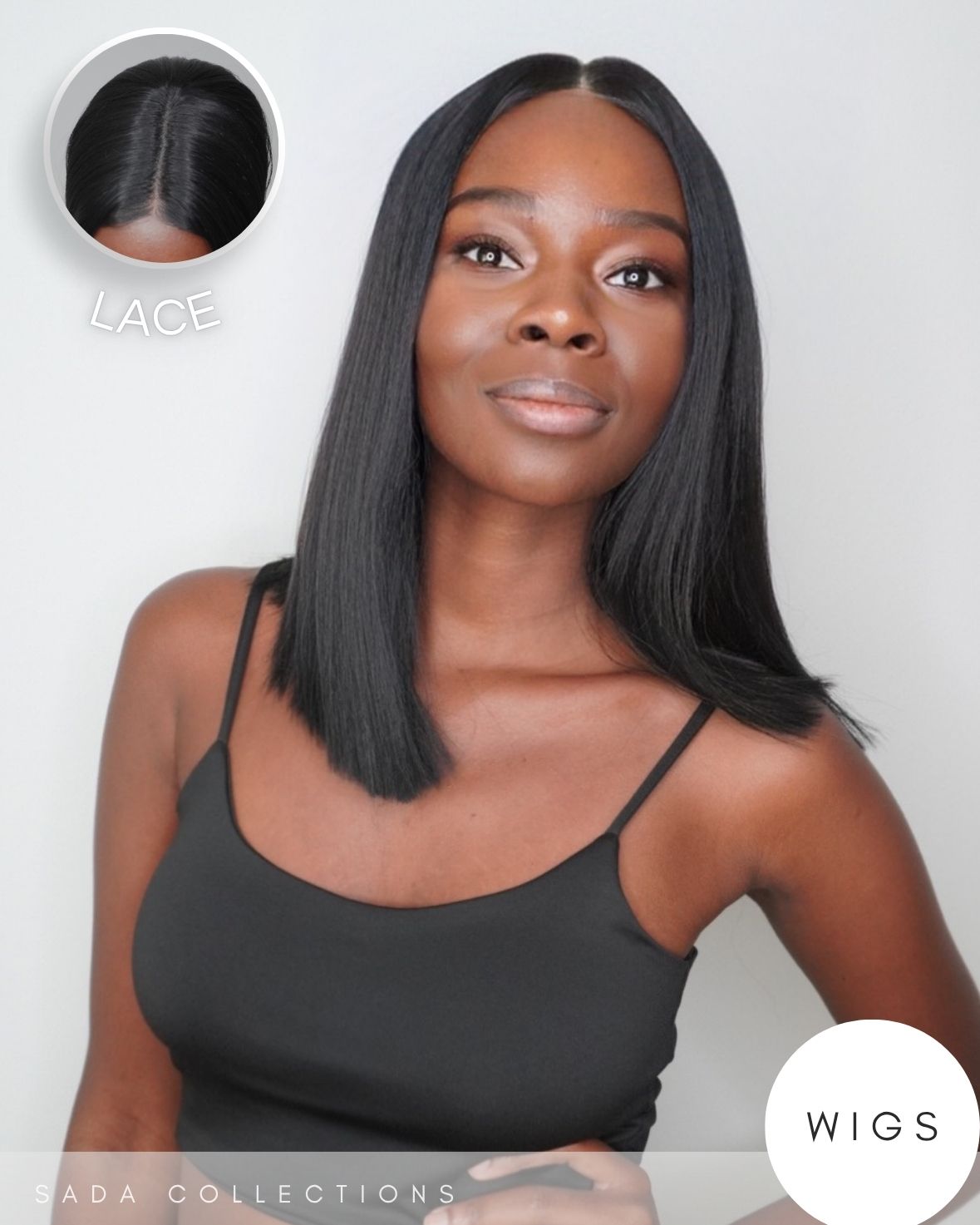 Naya | Long Bob Lace Front – Nero Naturale