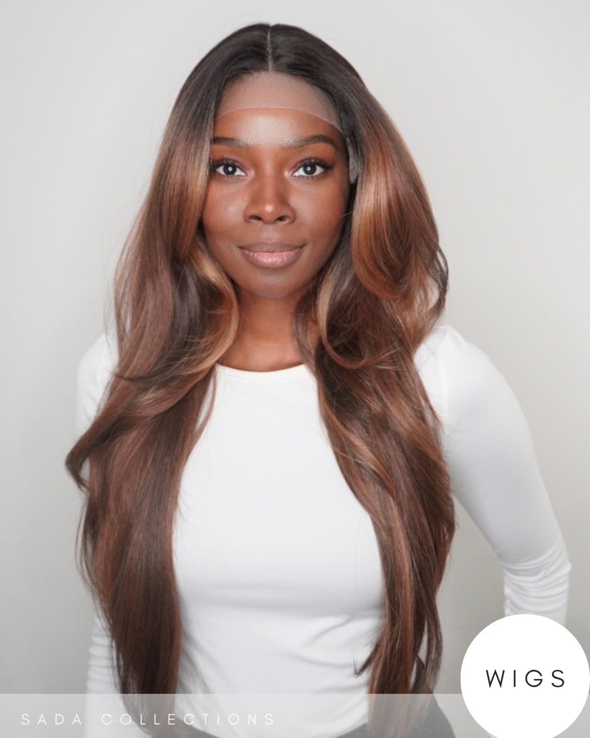 Stephanie - lace front soft Brown