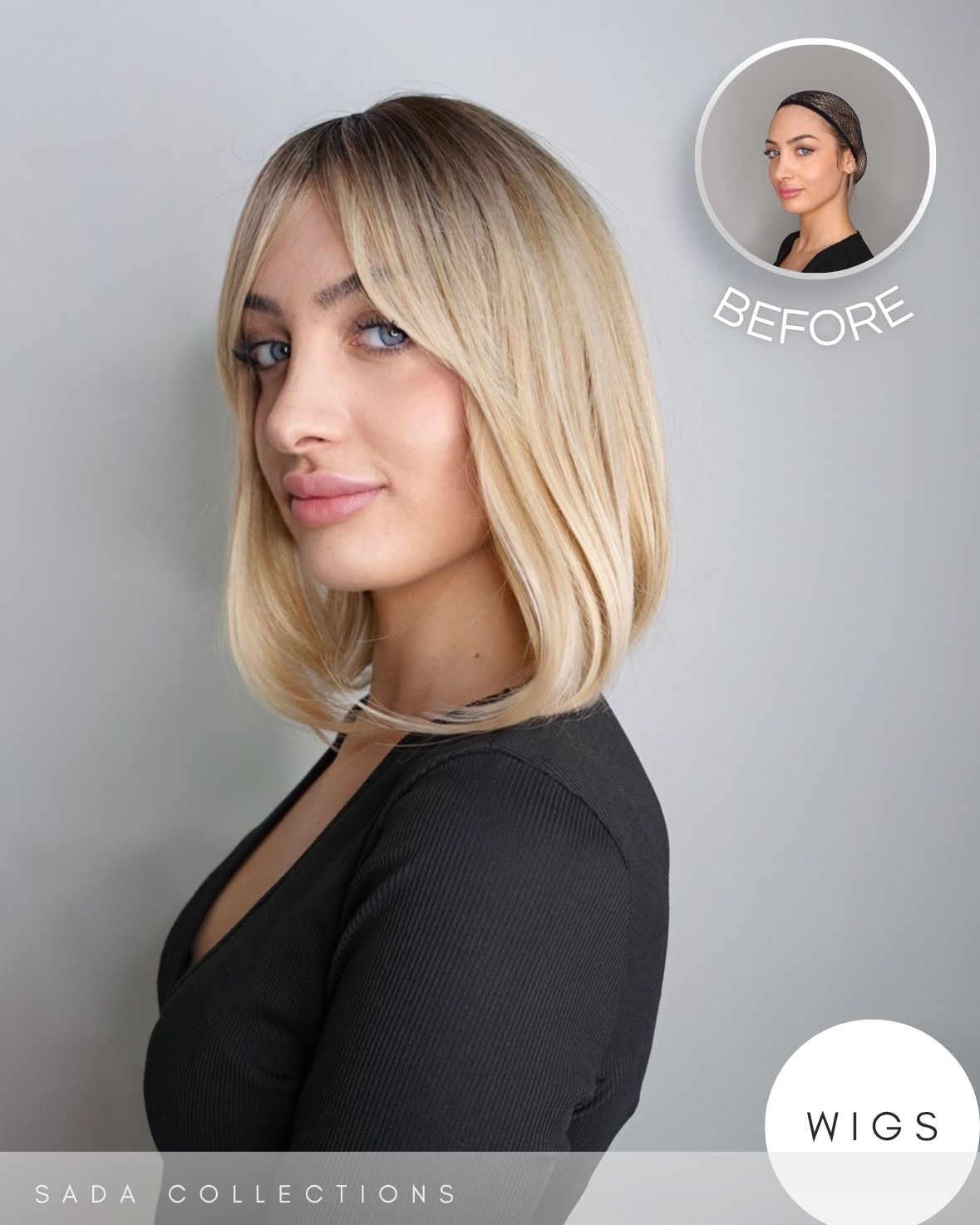 Nicole - Blonde bob wig