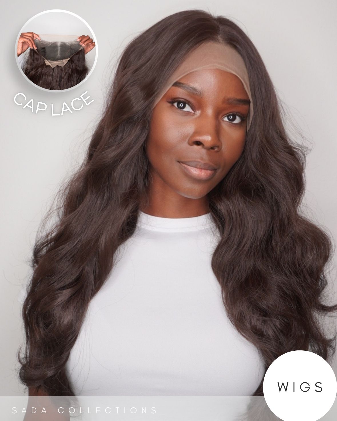 Giulia – Parrucca Lace Front Castano Cioccolato Mossa