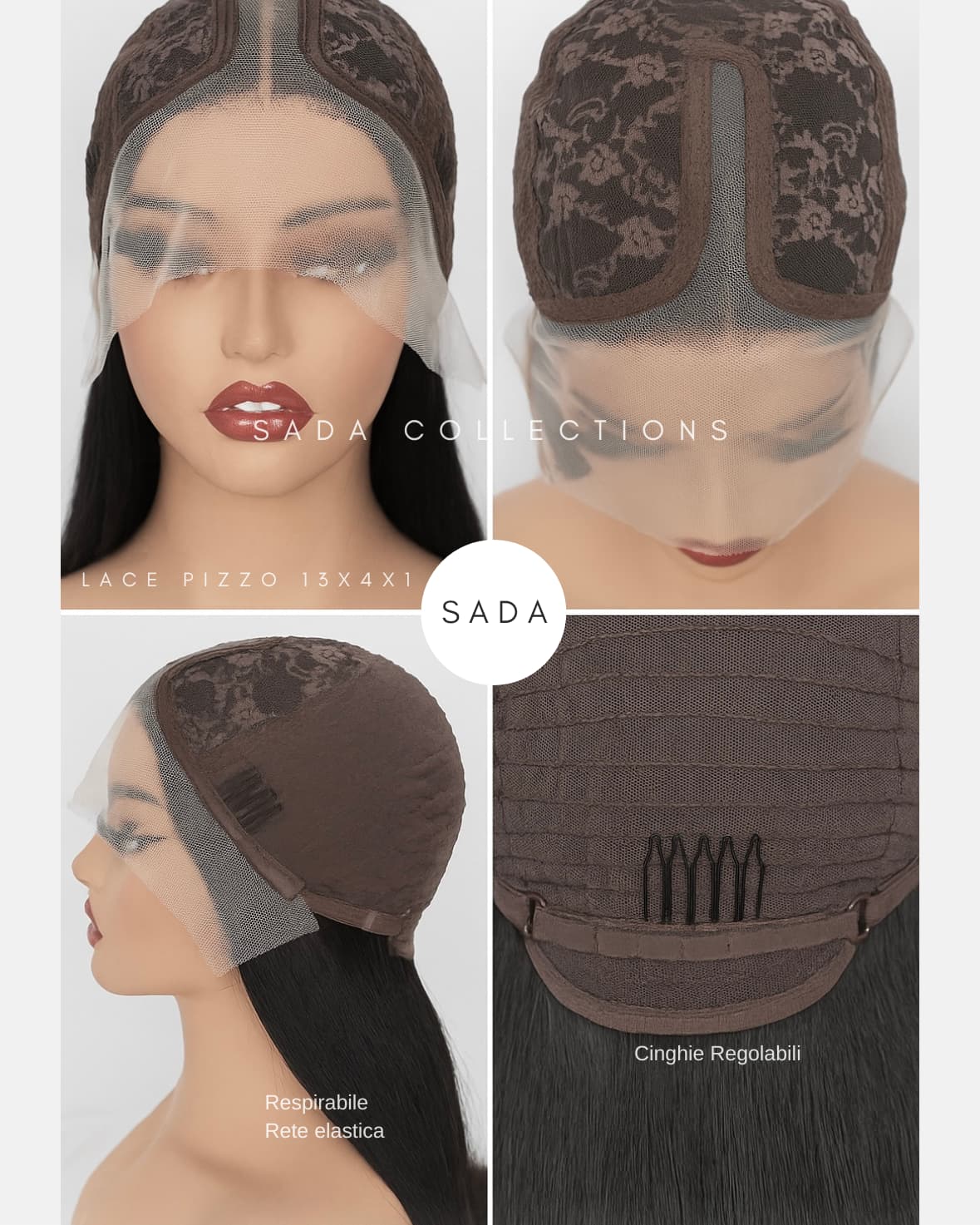 Parrucca Mossa Nera - Lace Front “Brianna”