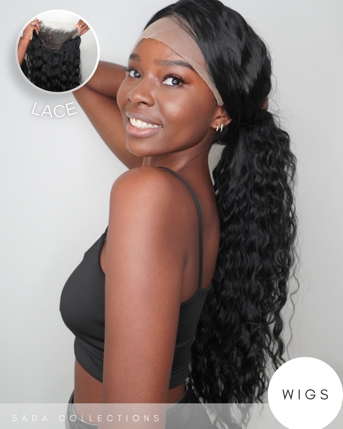 Parrucca Jasmine – Long Curly Lace Front