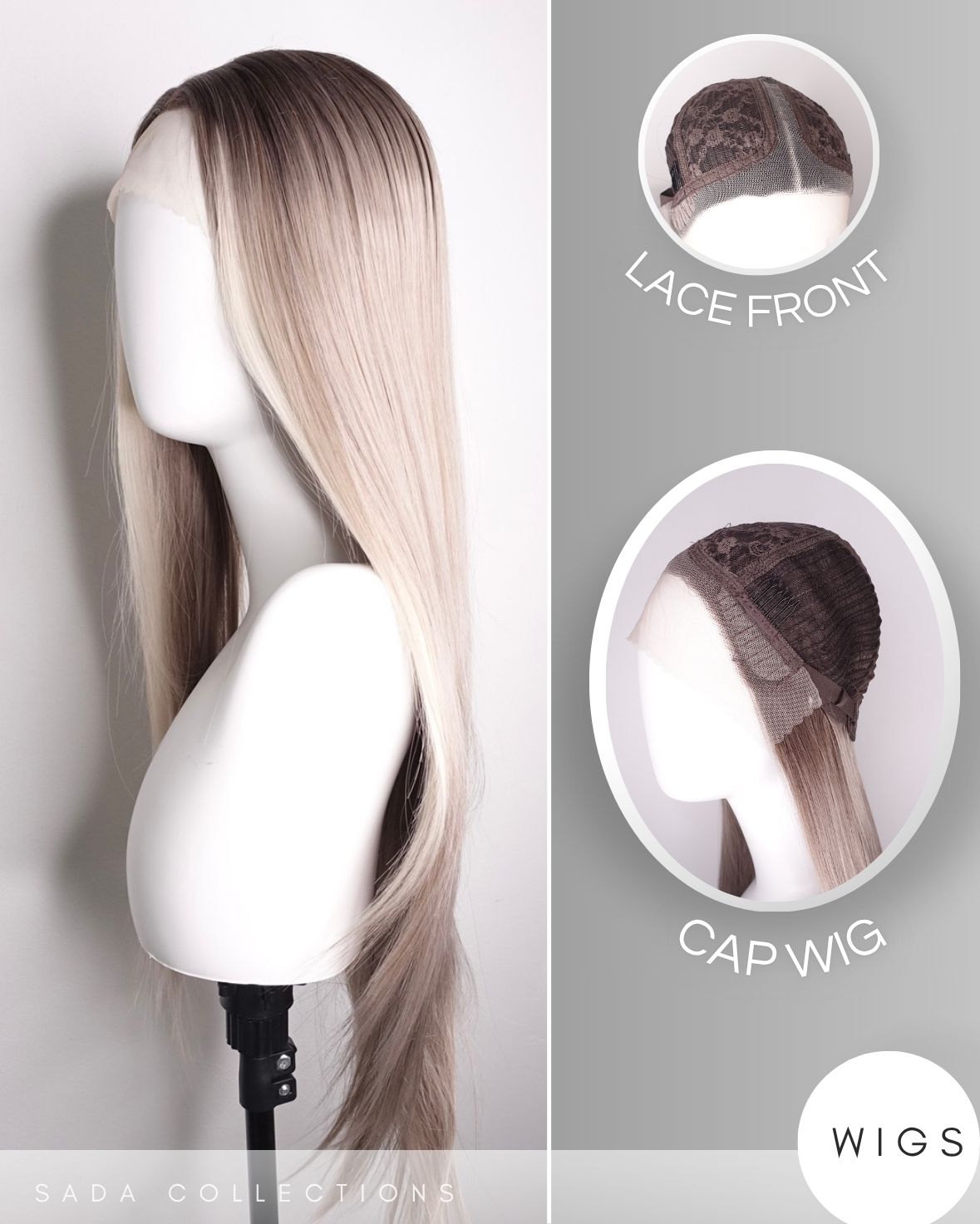 Sasha - Ash Blonde Wig
