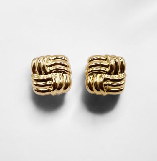 Square earrings