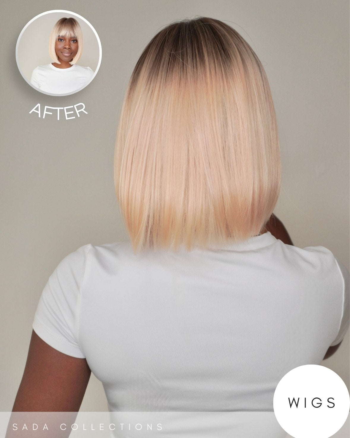 Mia Blonde Fringe Bob