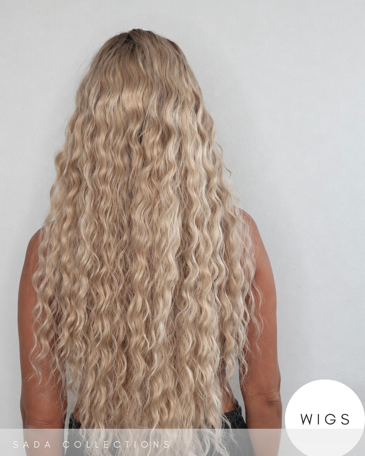 AURORA – Parrucca Lace Front Biondo Champagne Sfumato, Lunga e Ondulata