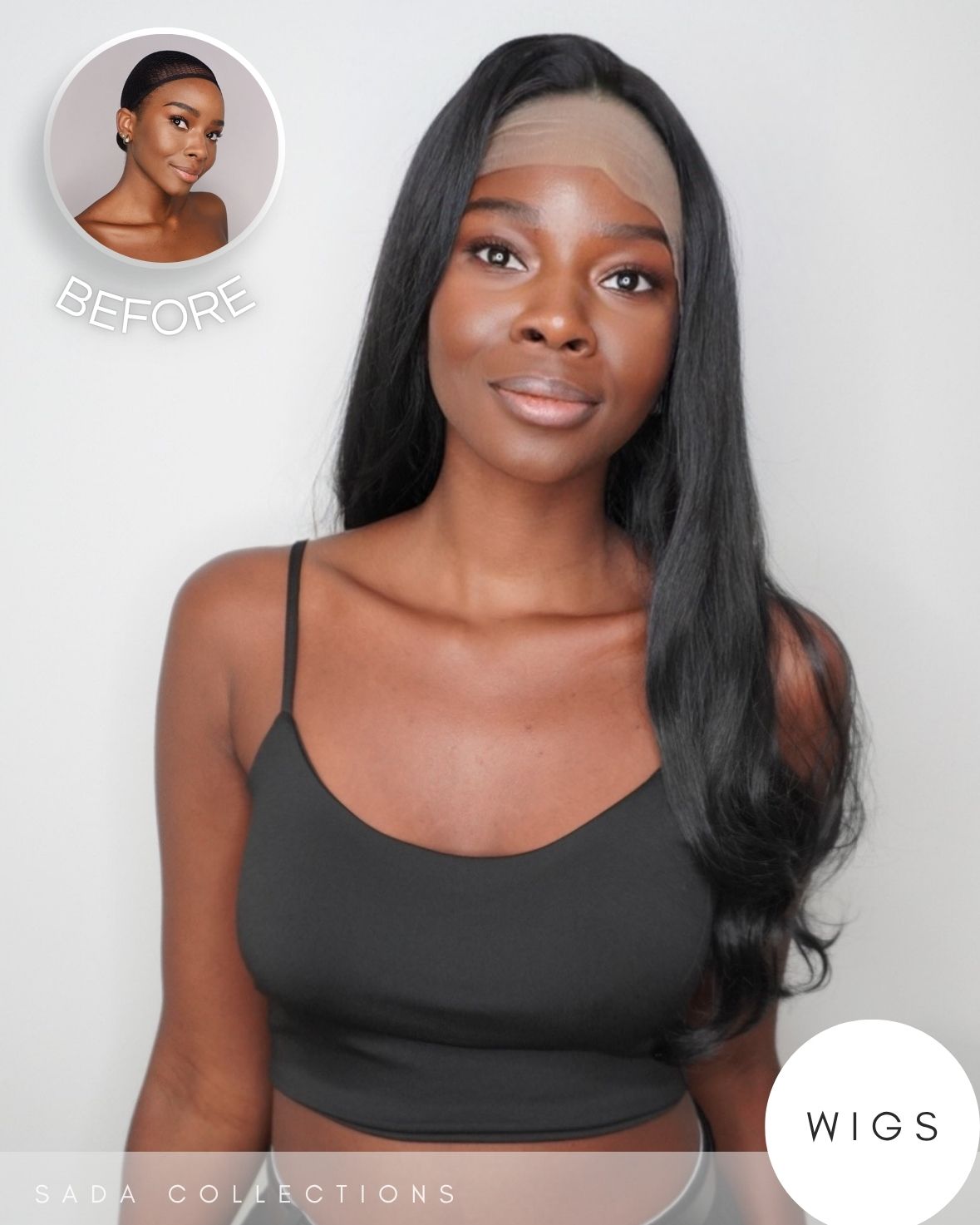 Parrucca Amira – Black Lace Front
